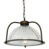 "The Bousta Holophane Pendant offers plenty of task lighting for detailed work and ambiance."